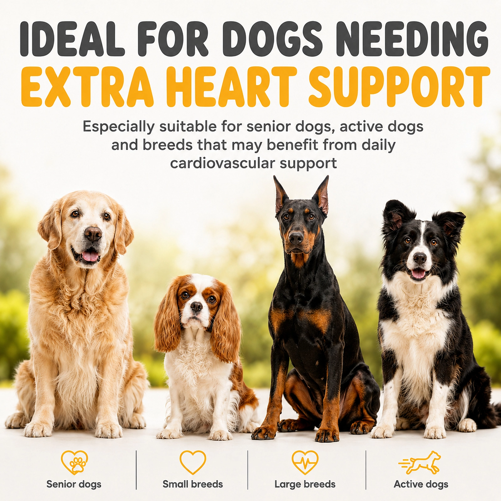maxxicardio heart support for all dog breeds